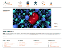 Tablet Screenshot of abinit.org